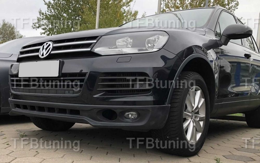 Prelungire spoiler tuning sport bara fata VW Touareg 7P5 Rline Off Road