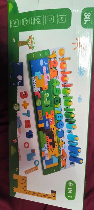 Образователна Монтесори дъска 6 в 1