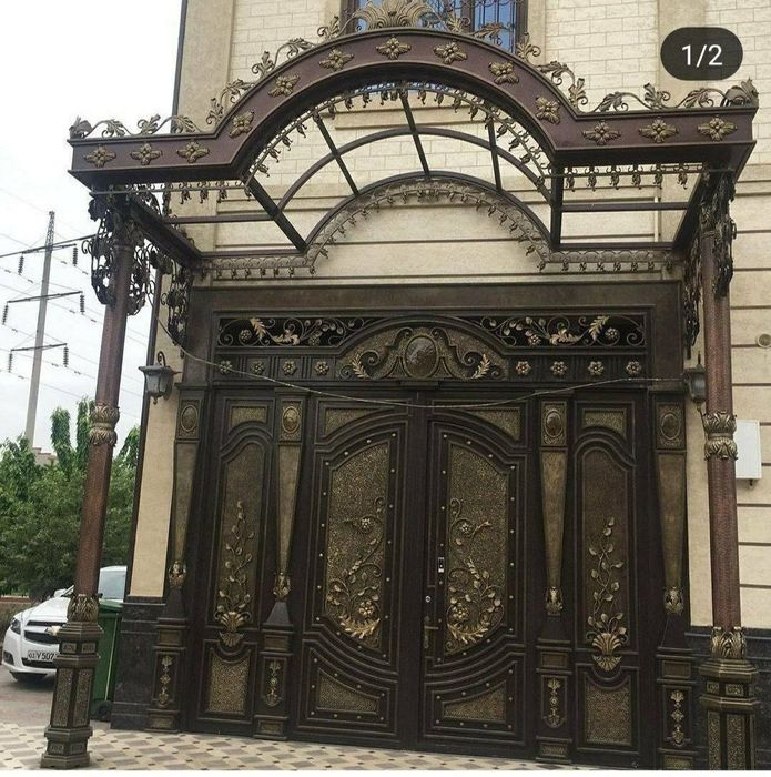 Avto naves Darvoza Reshotka Naves eshik perila
