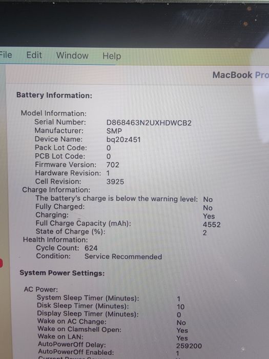 MacBook Pro 15" 2017 Intel Core i7 16/256