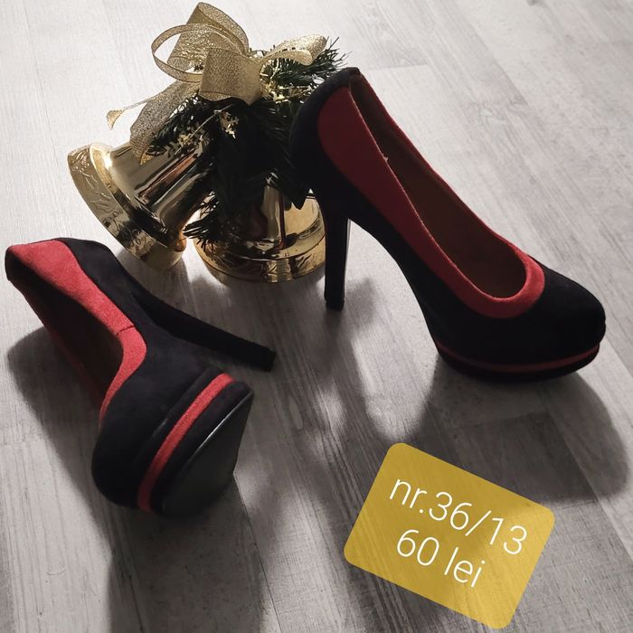 Pantofi cu toc nr.36