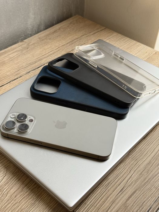 Като нов* Iphone 15 pro max - 100%battery