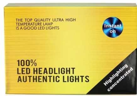 Комплект LED крушки H9 H11 S4 COB 80W 16000 lm, S4-COB-H11
