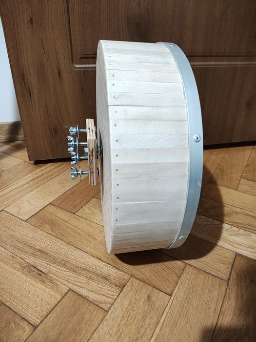 Roata lemn 30cm, Degu si Gerbil protectie impotriva rosaturilor