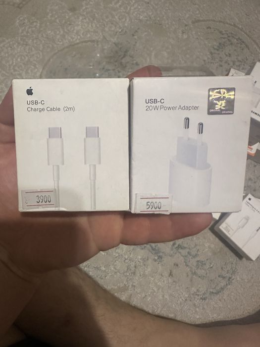 зарядное устройство iPhone / Type-C а также адаптеры