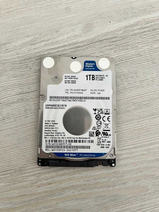 Жесткий диск HDD 1 ТБ SATA 2.5" WD