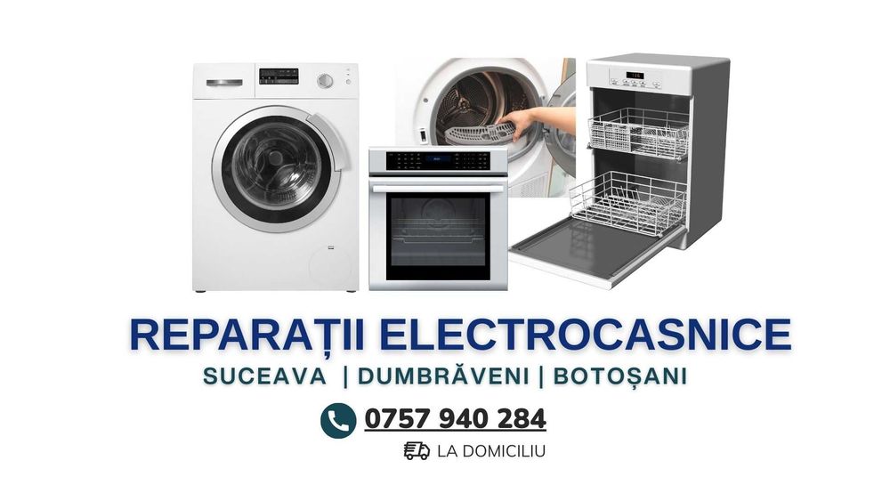 Reparații Electrocasnice la Domiciliu