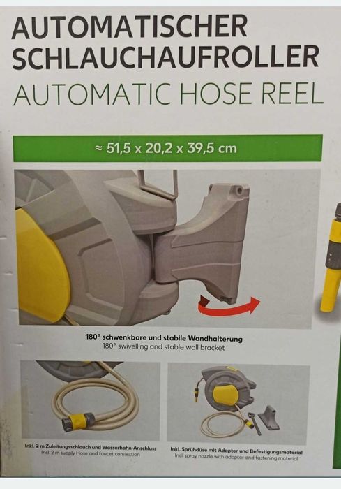 Tambur automat pentru furtun. (NOU)