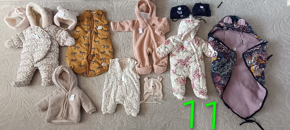 Лот-21 бр.Бодита къс/дълъг ръкав, ританки, гащеризон, пижамкаки, клинч