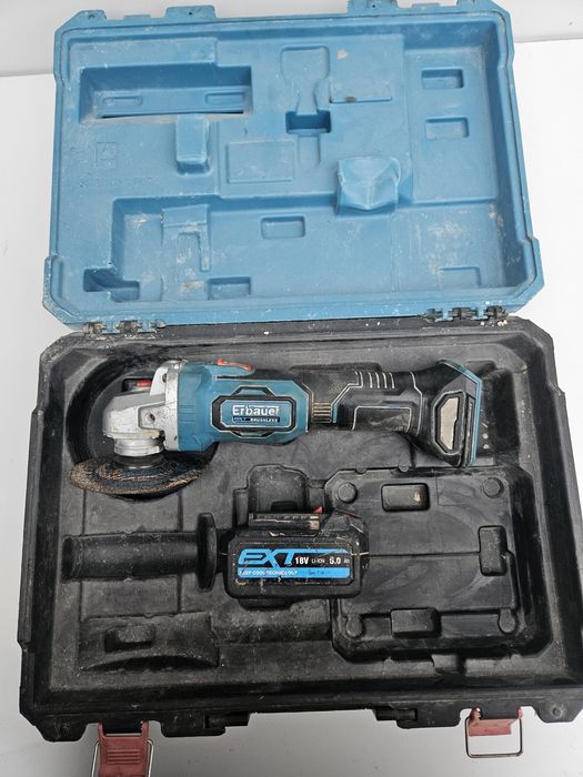 Erbauer 125mm brushless ъглошлайф