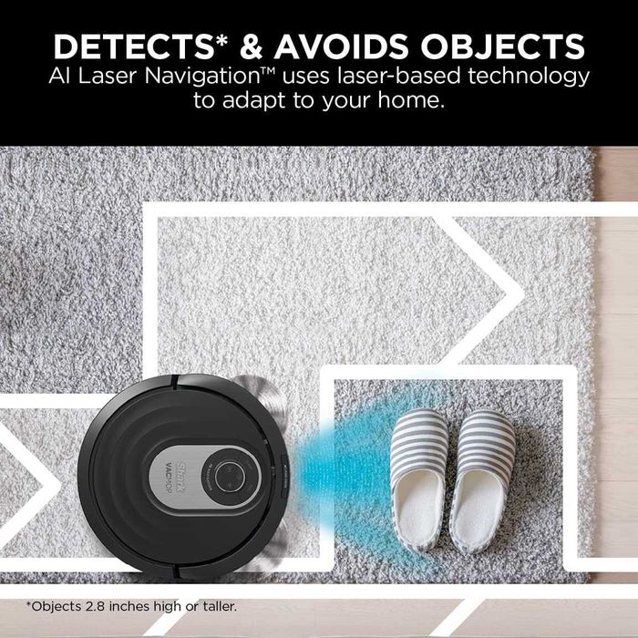 Aspirator robot Shark AI și mop cu autocuratare SIMULTAN.