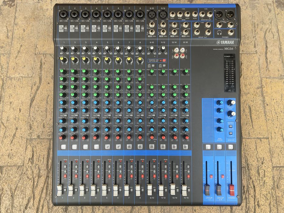 Yamaha MG16 ( linie / voce / instrumente )
