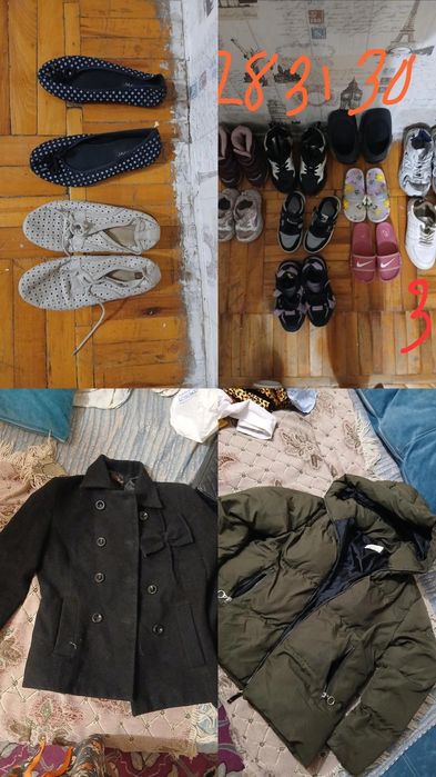 Вещи и обувь  на девочек