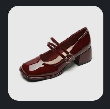 Красно бардовые туфли