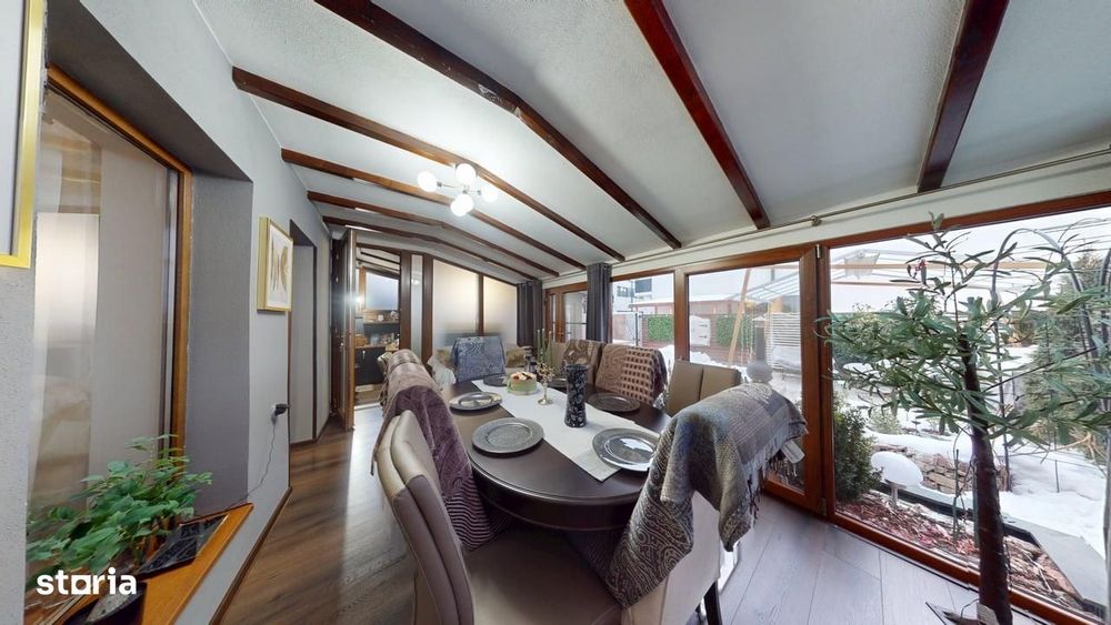 Casa mobilata lux - 132 mp utili, teren de 265 mp - Calea Cisnadiei