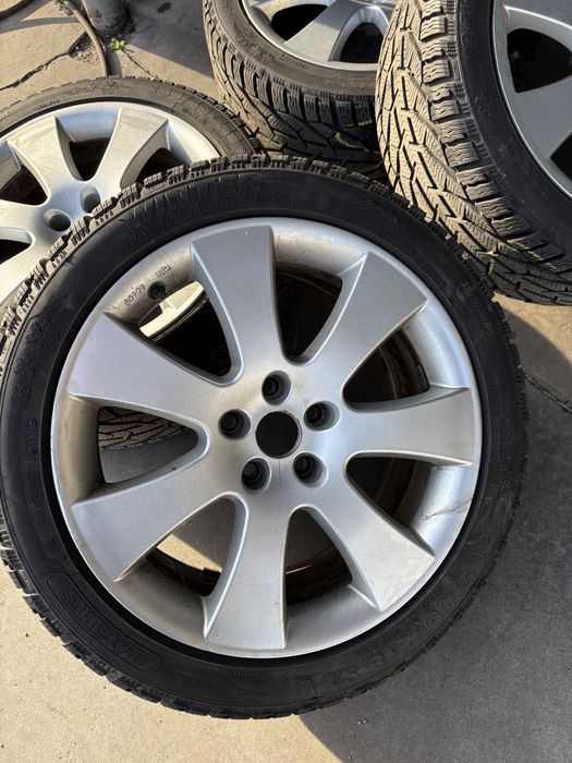 Vând jante pe 18 + anvelope iarnă 245/40 R18 (VAG)