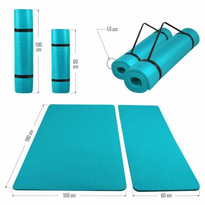 Saltea Yoga in diferite culori 190*60/100*1,5 cm