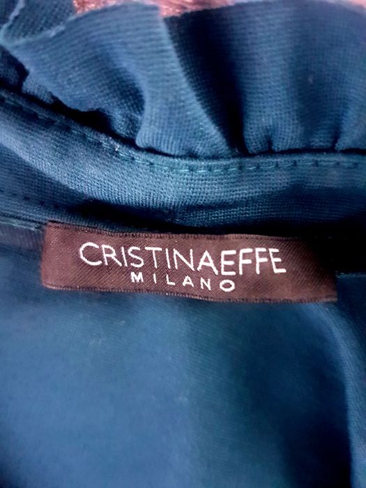 Нарядное платье темнобирюзового цвета