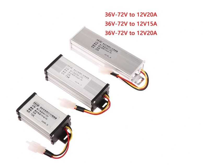 DC-DC конвертор трансформатор 72-12V 10A за електрически скутер