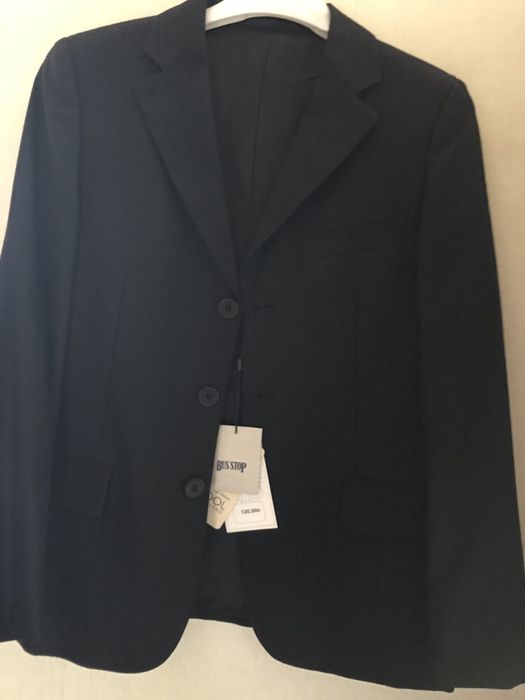Пиджак темно-синий, шерсть-100%,бренд