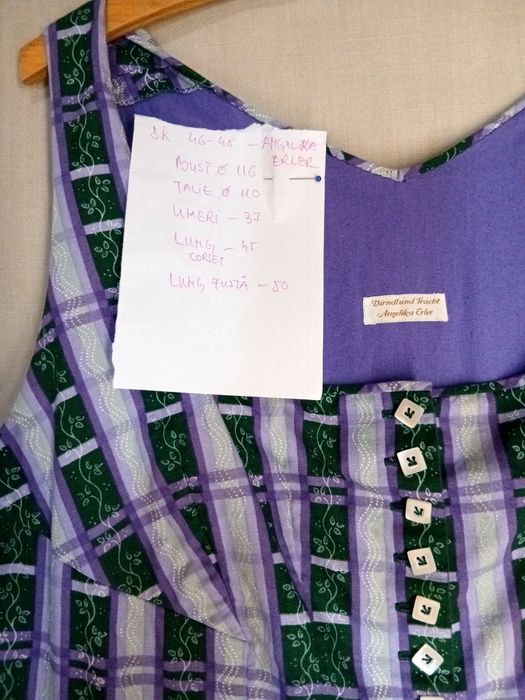 Dirndl Nr 46 rochie bavareză Oktoberfest rochie tiroleza sarafan
