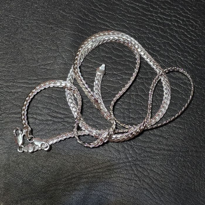 Сребърен синджир и гривна 925