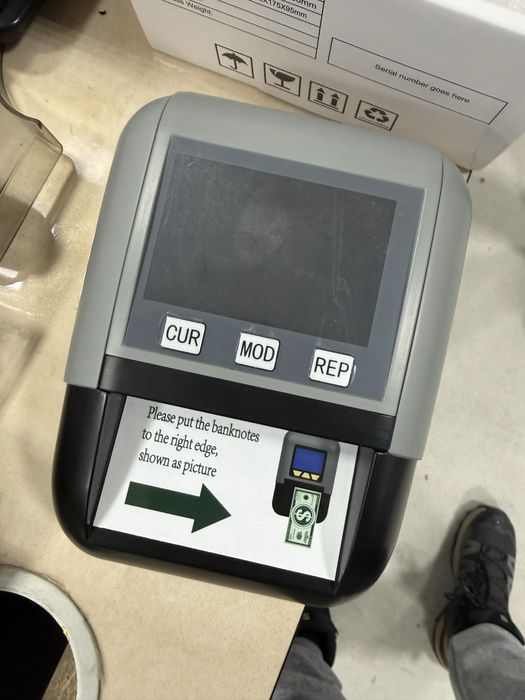 Детектор за фалшиви пари EURO/USD.  Професионален. Модел N60A