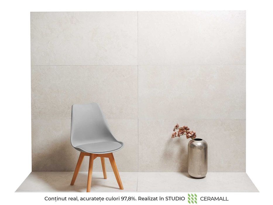 Gresie exterior / interior Trevia Ivory Mate 60×120 Sl Rc