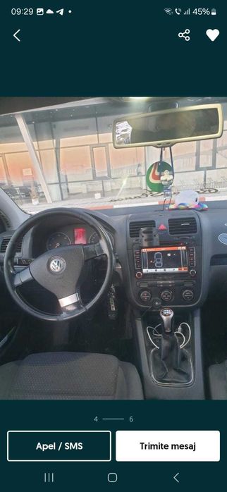 Tobă inox  teava goala  facuta  la presa fara suduri , Golf 5 Clapeta