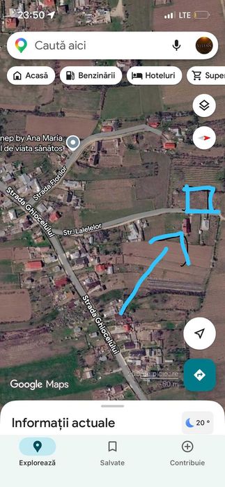Teren intravilan 964 mp – Urechești, Vrancea – Str. Lalelelor