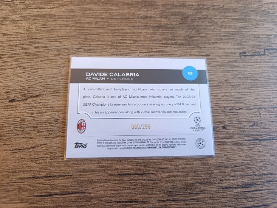 Футболни карти - Rookie, numbered, parallels