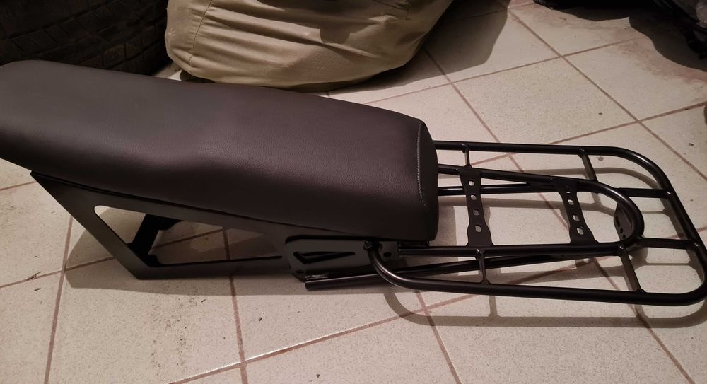 Мото седалка и багажник за електрическо колело тип Stealth, Eleek, Vector