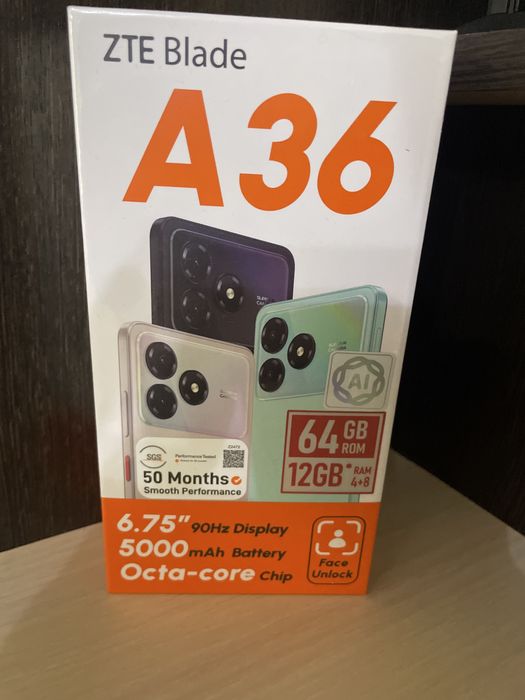 Смартфон ZTE Blade A36.