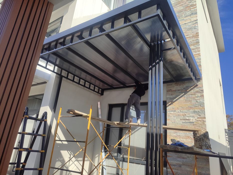 Сварка ишлари ( навес,козирок, лексан, газ ва сув труба)