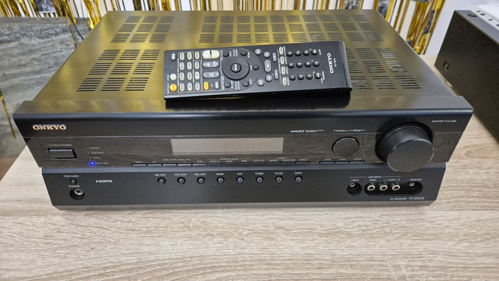 Receiver Home Cinema Onkyo TX-SR508 7.1 HDMI + telecomanda