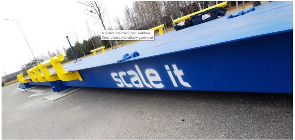 Cântar auto metalic