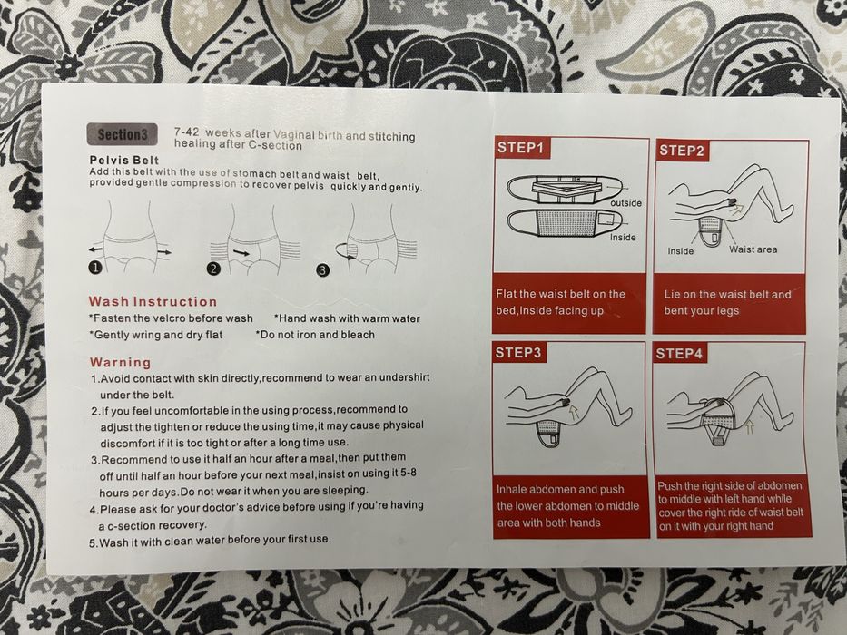 Centura abdominală XXL elastică postpartum 3in1 remodelare sustinere