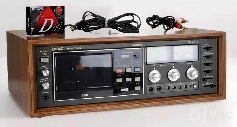 Студийный кассетный магнитофон TEAC C-3X, две скорости!