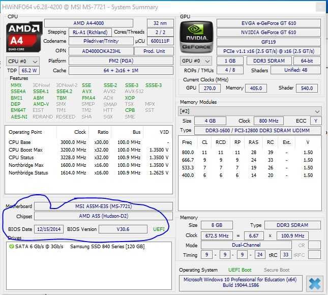 774S.Placa De Baza MSI A55M-E35,2xDDR3,Socket FM2+