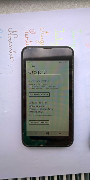 Nokia Lumia 530 Dual SIM stare foarte bună