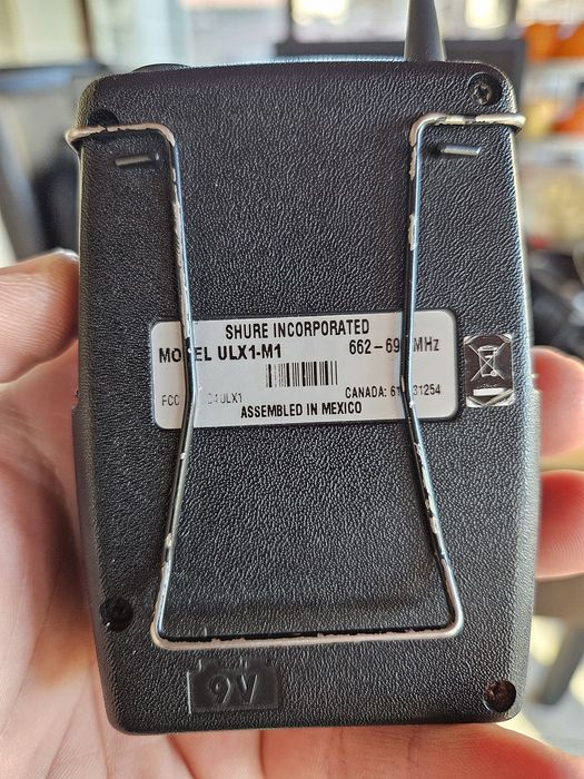 Shure ULX P4/ ULX P1 bodypack
