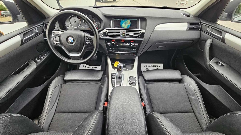 BMW X3 F25 LCI 2.0d 190cp B47 X-Drive 4x4 / Distronic Line Assist Piele Volan Incalzit / TOP