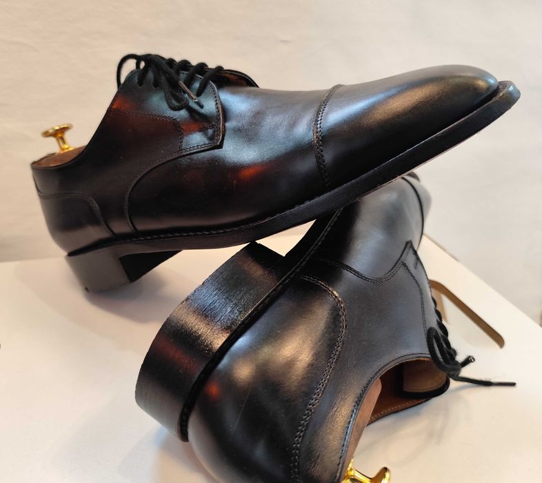 Pantofi cap toe 45 de lux Ludwig Reiter lucrati manual piele naturala