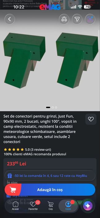 Set conectori leagan