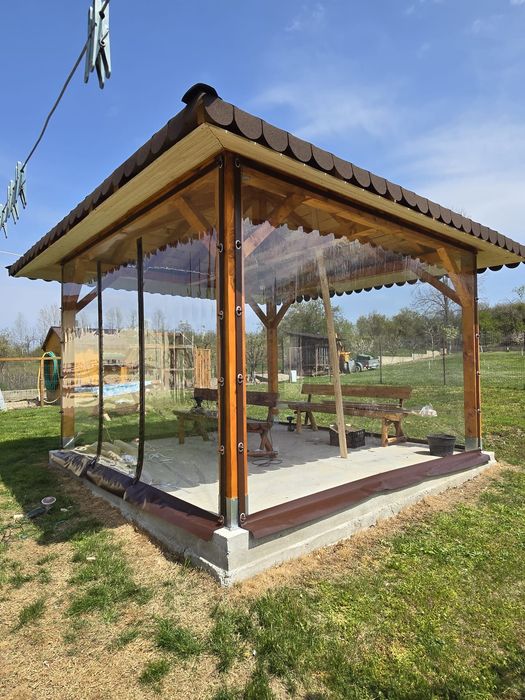 Producător, folie terasa transparenta Cristal premium 0,8