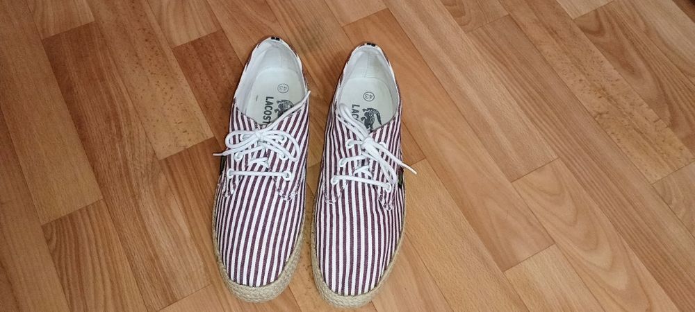 Продам "Lacoste" кеды текстильные