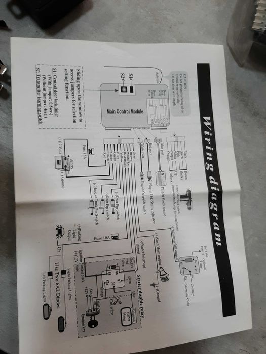 Аларма за кола Mark ISO-9002 , Алармена система
