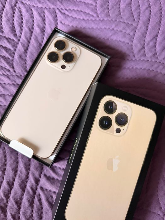 Перфектен iPhone 13 Pro 128GB Gold 83%