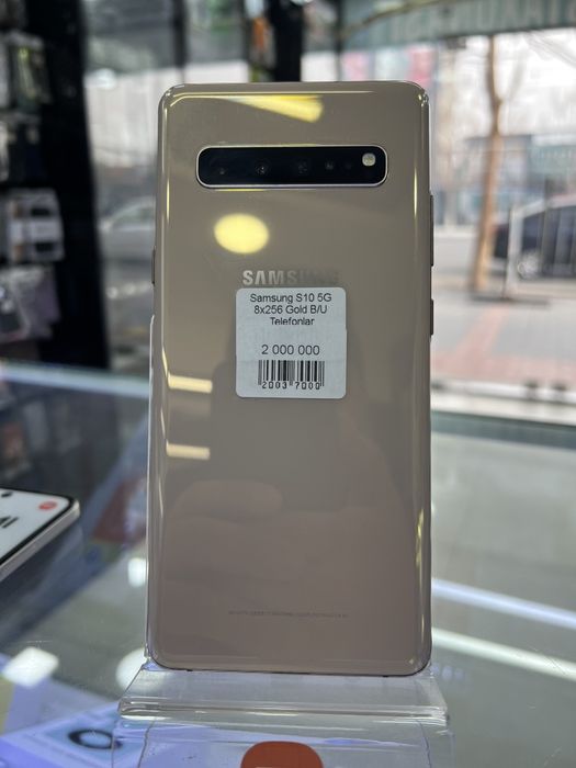 Samsung Galaxy S10 5G Gold Sotiladi