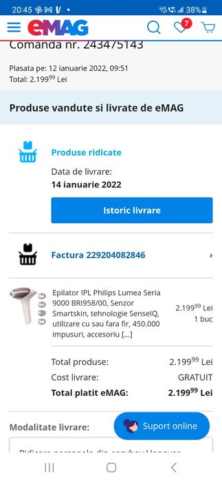 Epilator IPL Philips Lumea Seria 9000